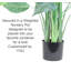 Plante artificielle en pot
