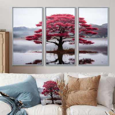 Cearley - Tree Cherry Blossom Wall Art Print Set