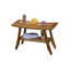 EcoDecors Satori - Banc de douche en teck, banc de douche en teck, banc de salle de bain en teck, banc de douche en bois de teck, brun bois-96747923
