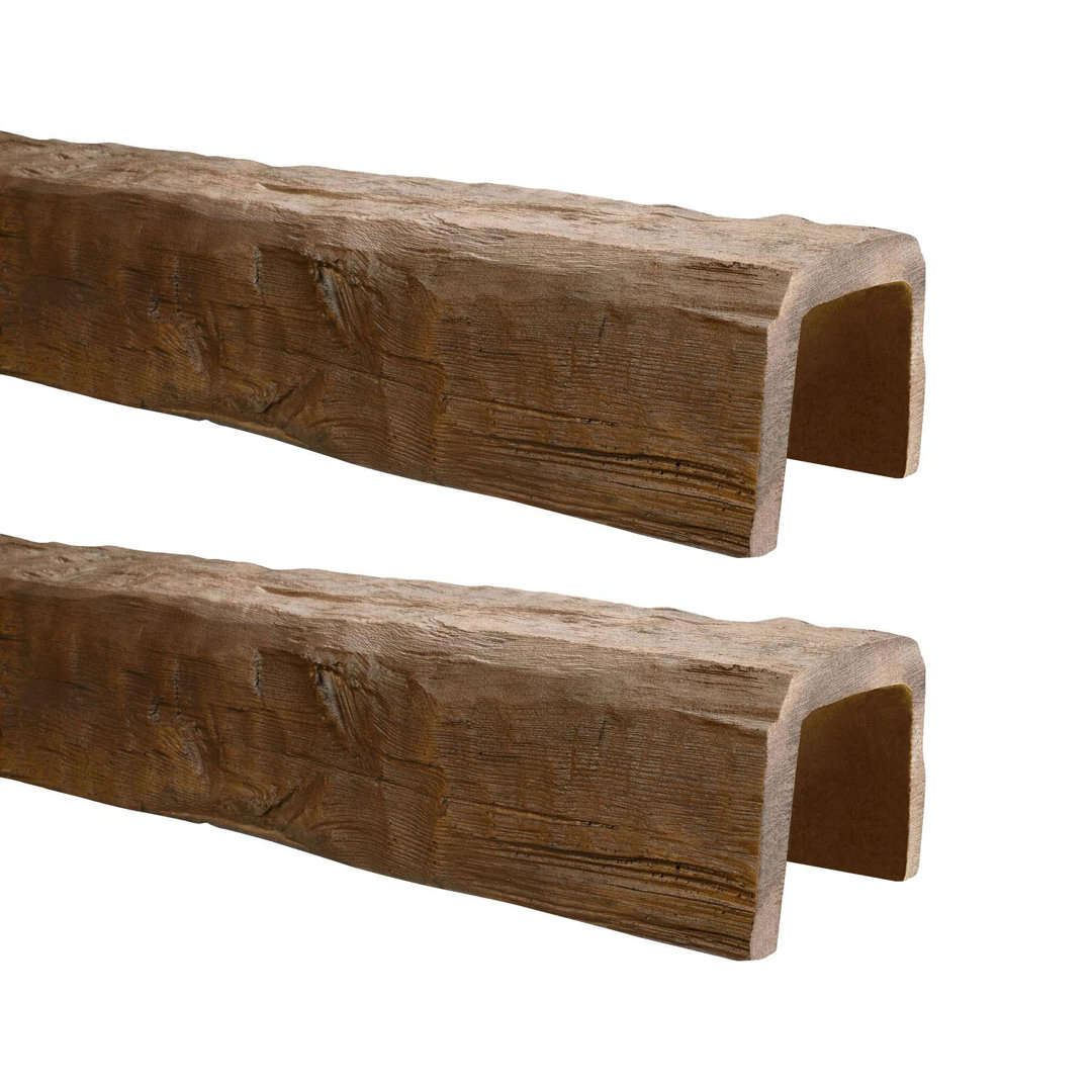 Faux Wood Beam 6 5/8"H x 153"W x 7 1/2"D U Shaped Ceiling Beam (Set of 2) Architectural Products by Outwater L.L.C. 