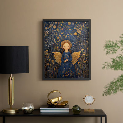 Religious Series CD III, reproduction encadrée - bois massif
