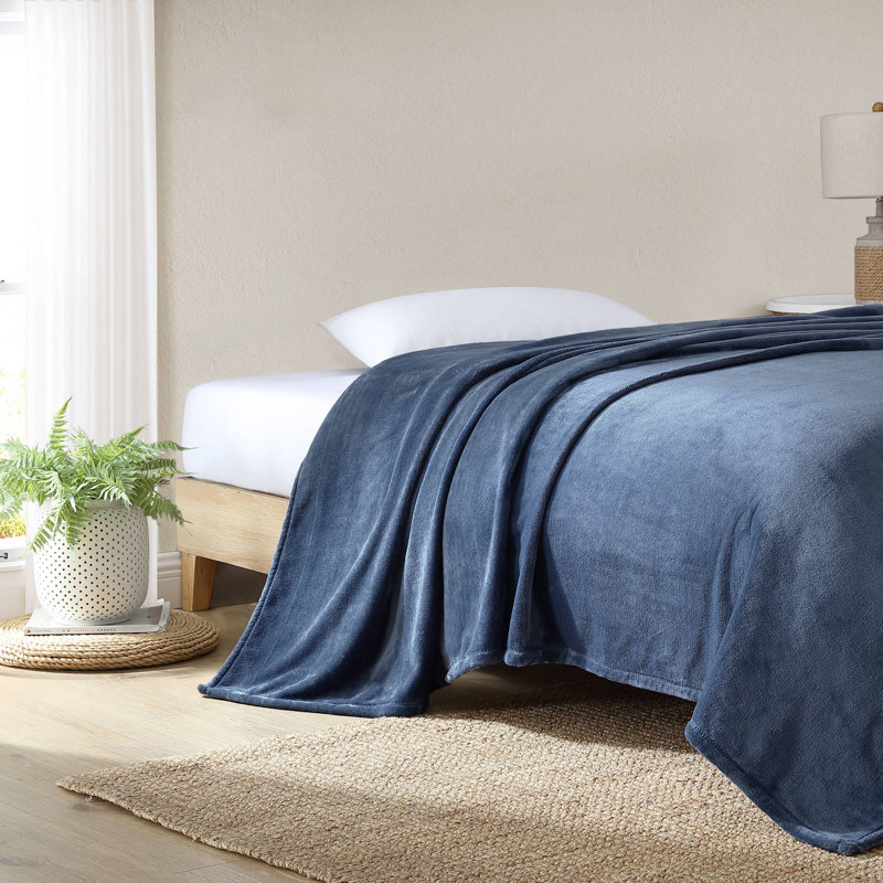 Blanket, Twin, Medium Blue