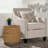 Ellsberg Woven Rattan End Table