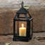 Mini-lanterne contemporaine noire