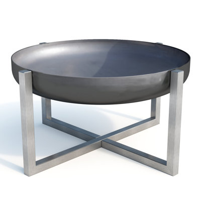 Round Steel Wood Burning Fire Pit
