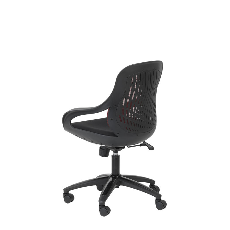 Carlo Mid-Back Mesh Office Chair, Black