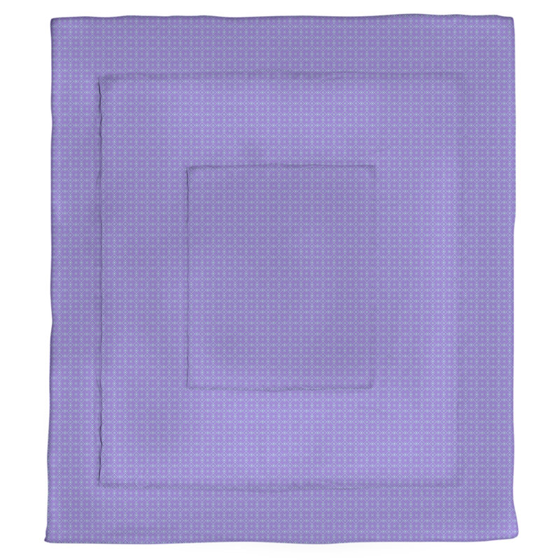 Édredon réversible Katelyn Elizabeth, Édredon simple TG, Mauve / Bleu