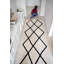 Chevron Handmade Tufted Cotton Area Rug in Beige-79097486