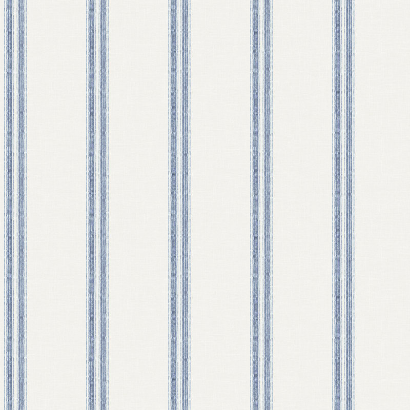 Cecelia Smooth Wallpaper Roll, Navy