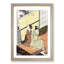 Chime of the Clock by Harunobu Suzuki - Picture Frame Painting Print-55536193-55536197