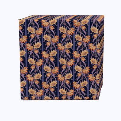 100% Cotton Floral Square Napkin