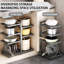 Metal Rectangle Countertop / Cabinet Pot Rack