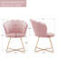 Fauteuil papasan large en velours 27,5 po Focht-1485003104