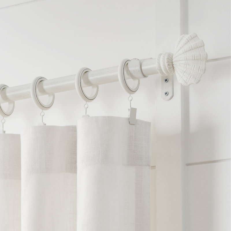 Ensemble de tringle à rideaux ajustable Mode Coastal Collection, 36" - 72"
