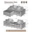 Canapé modulaire en L avec causeuse, canapé-lit désossé avec repose-pieds, combinaison reely, aucun assemblage requis, conception modulaire, tissu respirant, convertible en lit, futon-843120119