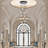 Earlyn 14 - Light Glode Cluster Staircase Black Pendant Light(Bulbs Included)-1555420174-1569488458
