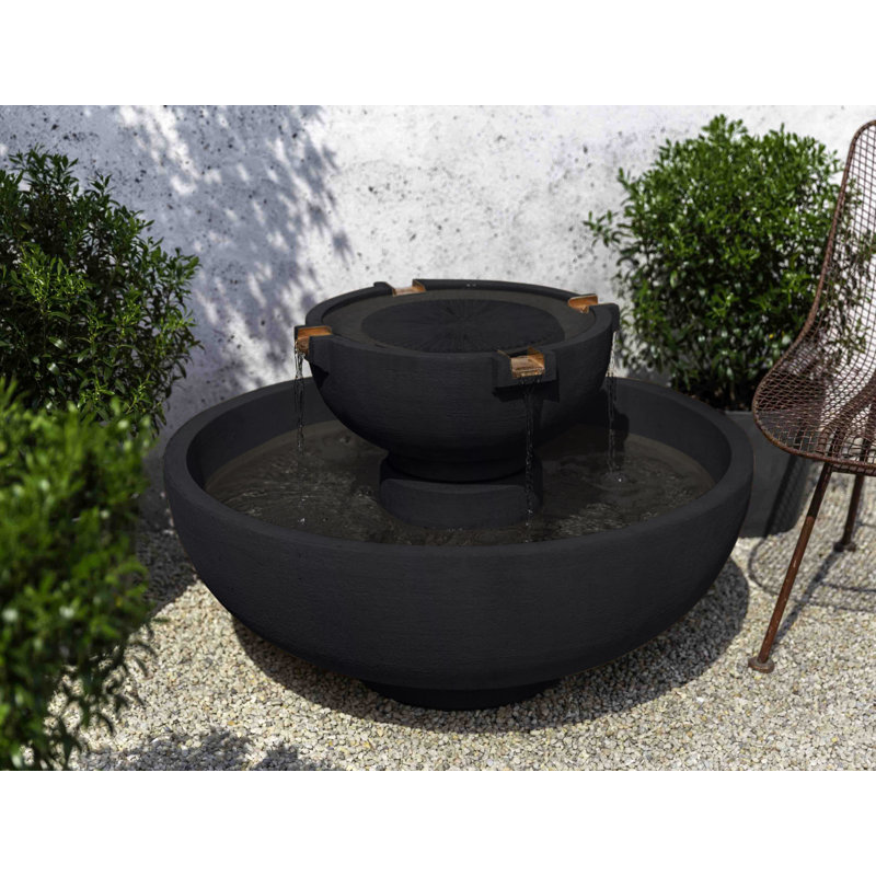 Del Rey Floor Fountain, Nero Nuovo