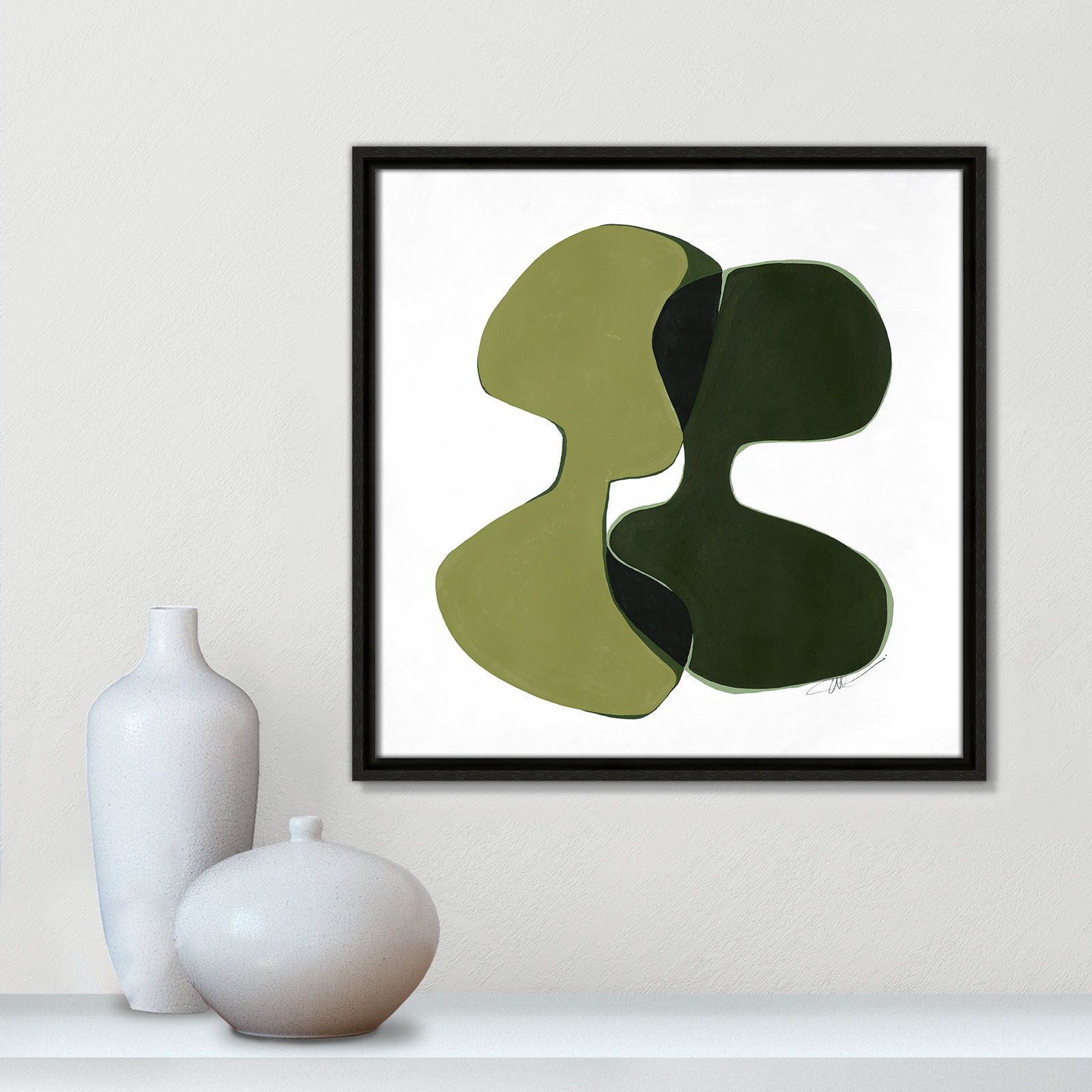 Unity I Print by , Espresso, 17.5" H x 17.5" W