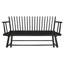 Chaise avec accoudoirs en bois noir Style-1652831458