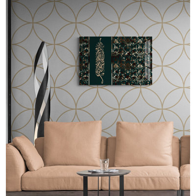 Verre trempé Surah Ibrahim, décoration murale, impression sur toile