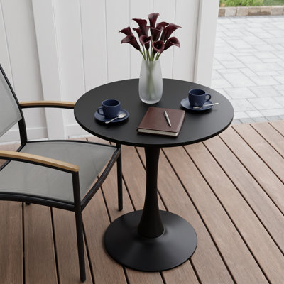 23.6" Round Small Space Dining Table for Kitchen and Breakfast Nook