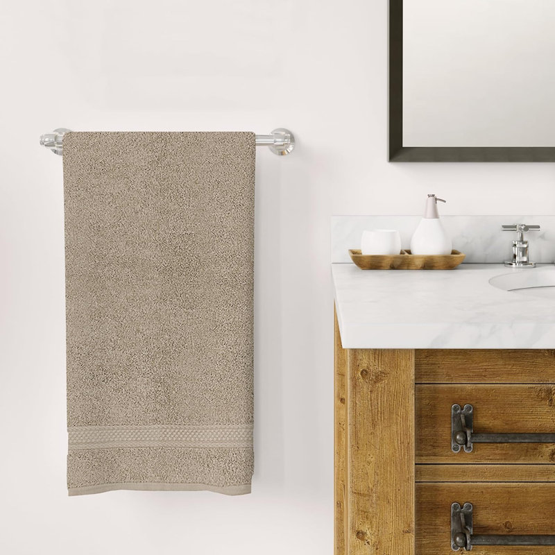 Tolna - A1HC Premium Bath Towel Set Ultra Soft Quick Drying, Super Absorbent Low Lint Towel Sets, Plaza Taupe, 24" x 48"