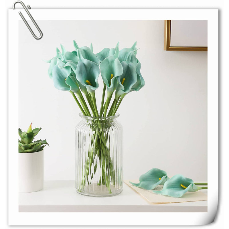 20 pièces de fleurs de lys Calla, Vert