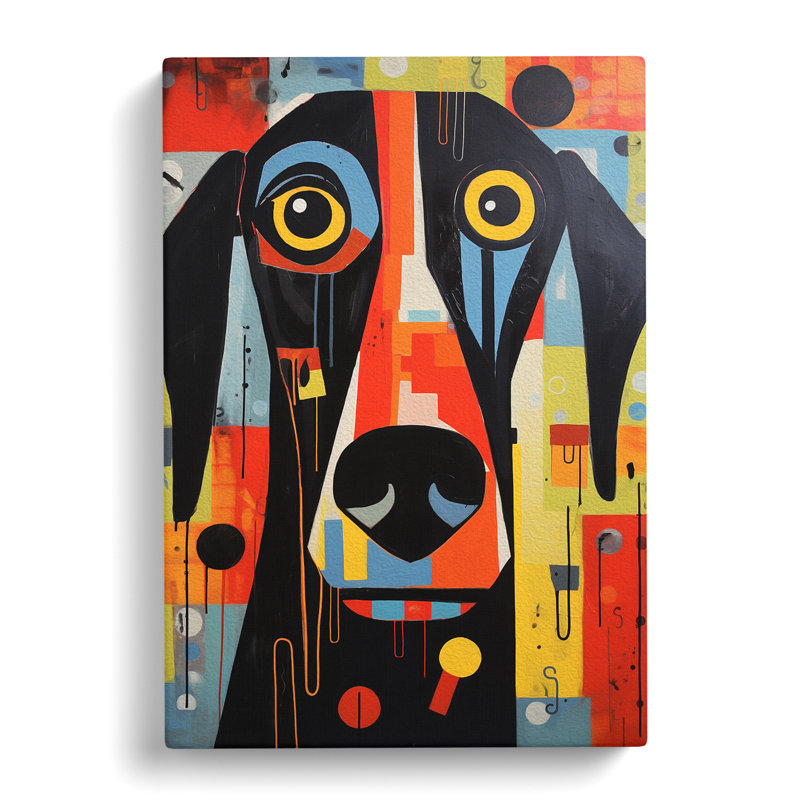 Dog Constructivism - Print, 50cm H x 35cm W x 3cm D