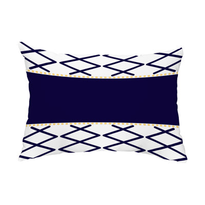  Housse de coussin rectangulaire d'extérieur et insert Knot Fancy