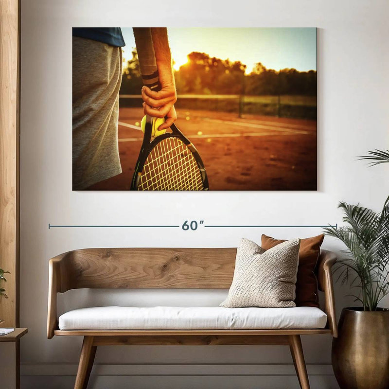 Sireci Tennis Sunset Play, 34" H x 51" W