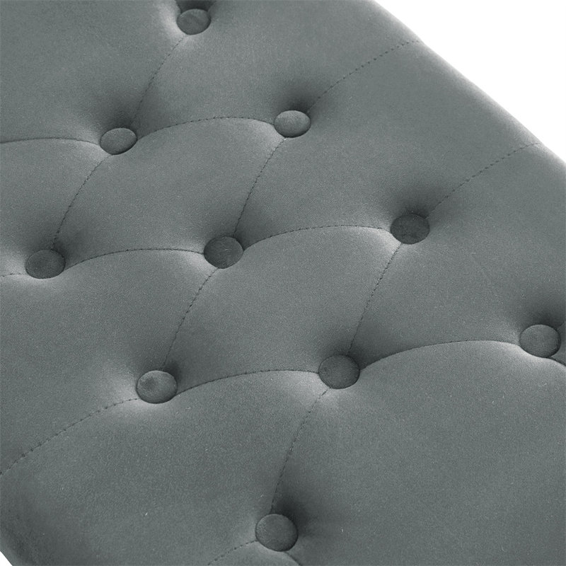 Repose-pieds Velvet, Velours bleu foncé