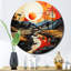 Dalesha - Horloge murale abstraite-362745523