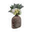 11" Generra Small Brown Omix Vase