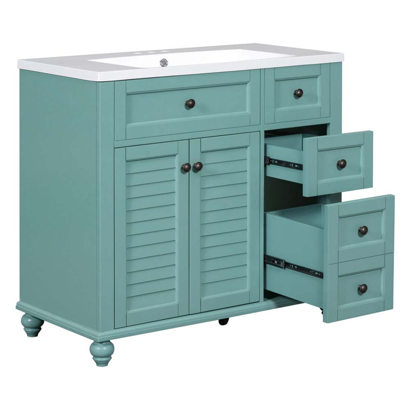 Meuble-lavabo simple 35,4 po avec comptoir