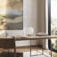Lampe de table en verre 11 pouces