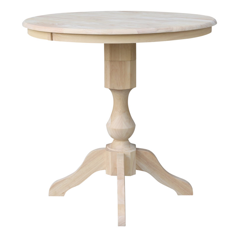 Table de salle à manger Garbacz, H 35,6 po x l 30 po x p 30 po, Prêt à finir / non fini