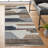Theo Modern Beige Machine Washable Area Rugs-798464145