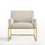 Fauteuil en polyester de 29,5 po Milano-1086208676