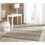 Tapis gris / brun en laine Hossain-1356534466