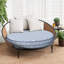Decorative Indoor Outdoor Waterproof Round Cushion Cover, Patio UV Resistant Seat Cushion Cover-929447805