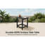 Table de bout extérieure Adirondack, table d'appoint de patio, tables de bout en PEHD pour pelouse de jardin-2136078990-2136078988