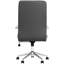 Chaise de bureau grise avec dossier confortable pour une meilleure posture, soutien ergonomique et profilé