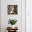 Key cabinet, Opens to the right, 30x30x5, Black, Colorful flowers in a classic arrangement, 