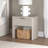 Kenslow 24" Wide Rectangular Fluted Nightstand in Alder White-105539074