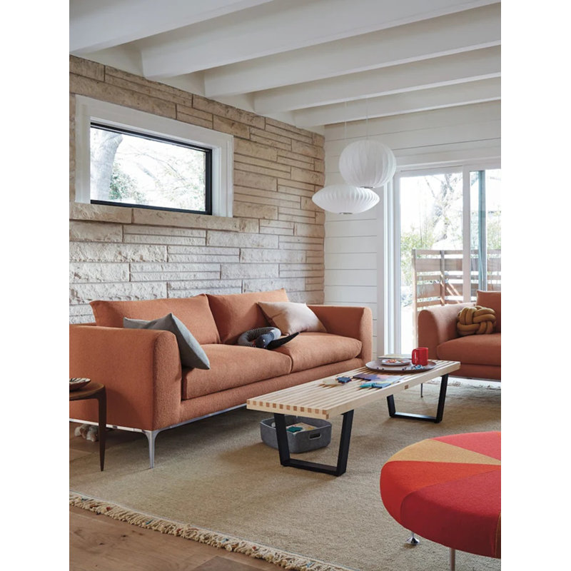 Banc en bois 60 po, Naturel