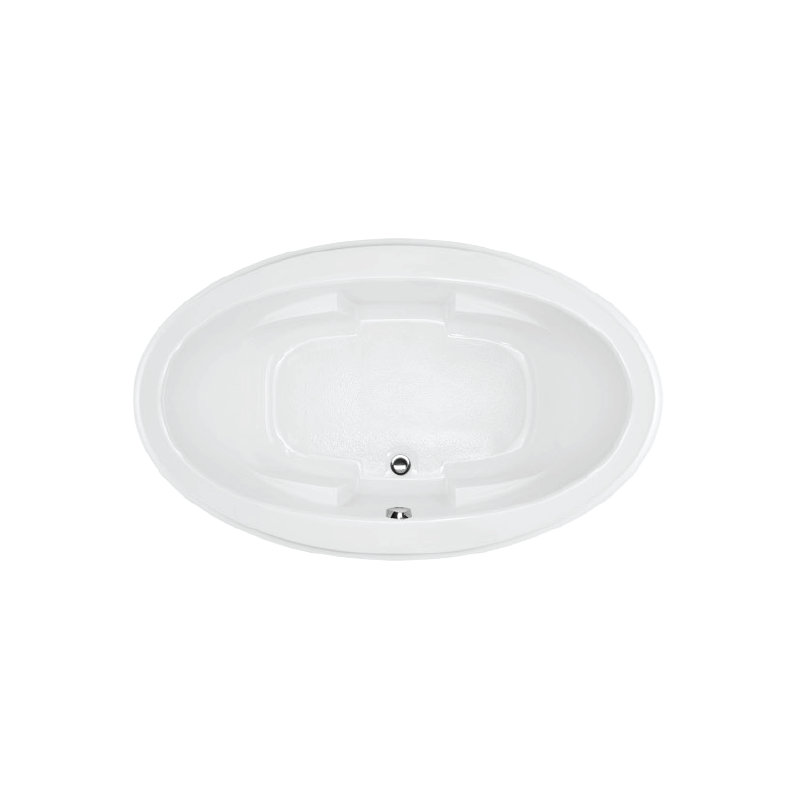 Nina 72'' L Bathtub, Bone, Matte Black