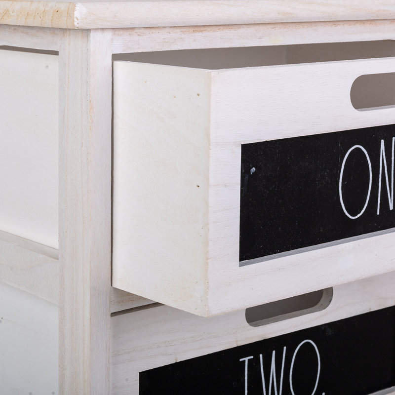 Haislynn 4 Drawer Storage Drawer