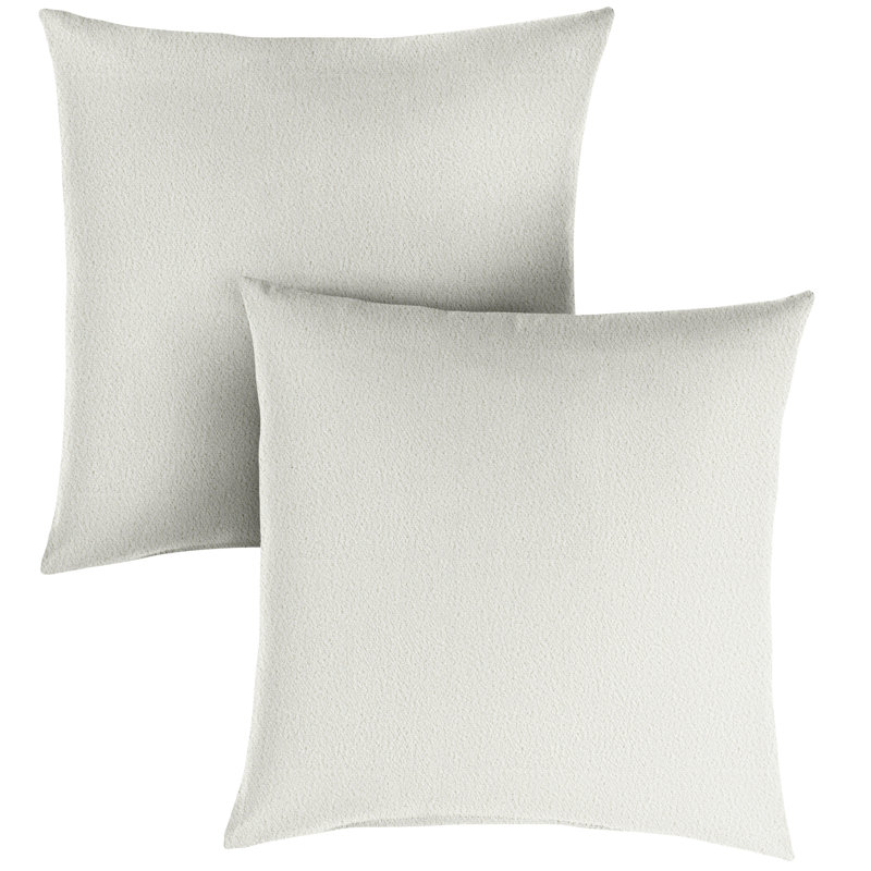 Coussin décoratif, H 22 po x l 22 po, Snow, Carré