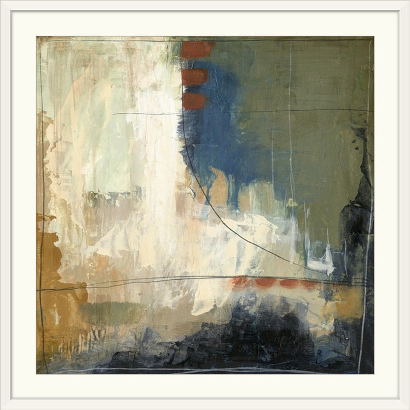 « ii » jennifer grolier, reproduction d’art Maritime Vision, H 38 po x l 38 po x P 1 po, Cadre blanc