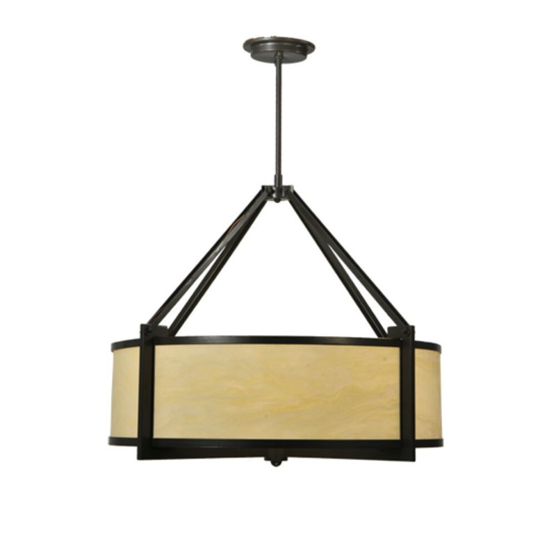 Zackrey 4 - Light Dimmable Drum Chandelier